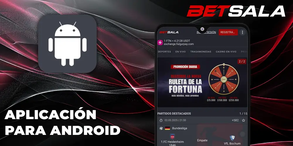 Betsala app para Android