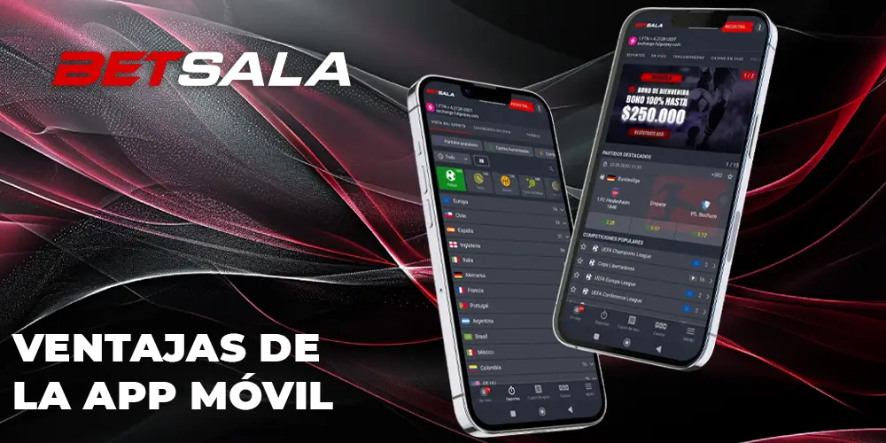 Ventajas de la App Móvil de Betsala