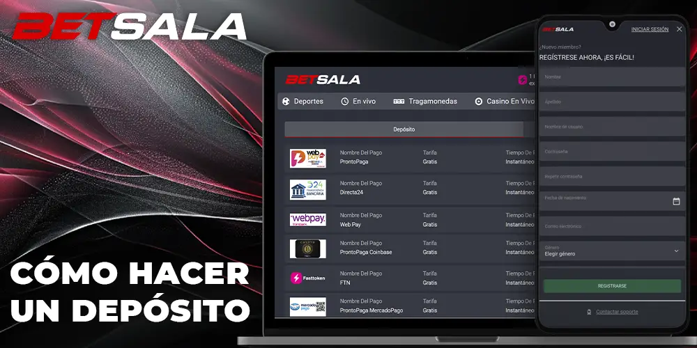 Cómo Hacer un Depósito en Betsala
