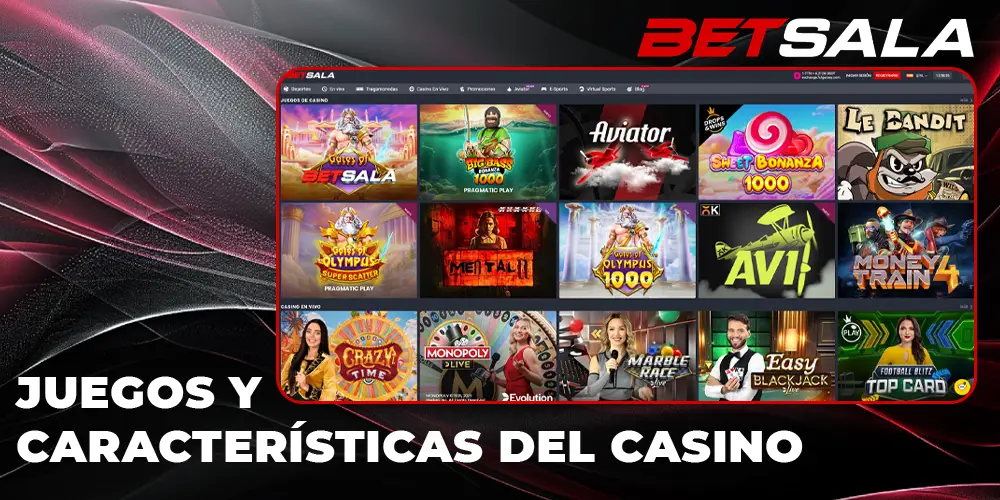 Juegos casino Betsala
